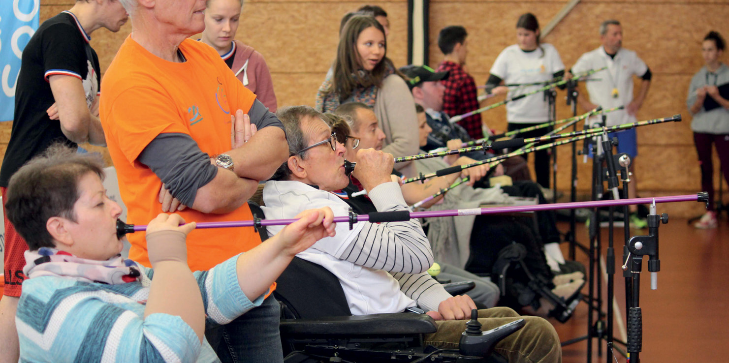 Le Challenge régional de sarbacane et boccia réunit chaque année depuis trois ans, plus de 1000 participants et 81 clubs des Pays-de-la-Loire.